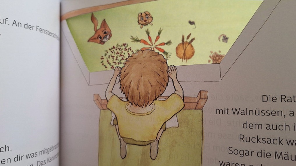 Einen Schubs ins Abenteuer – cutout Fenster
